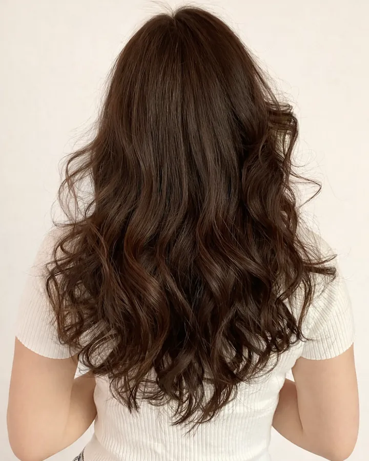 Brunette color and waves at SB SPACE, Los Angeles