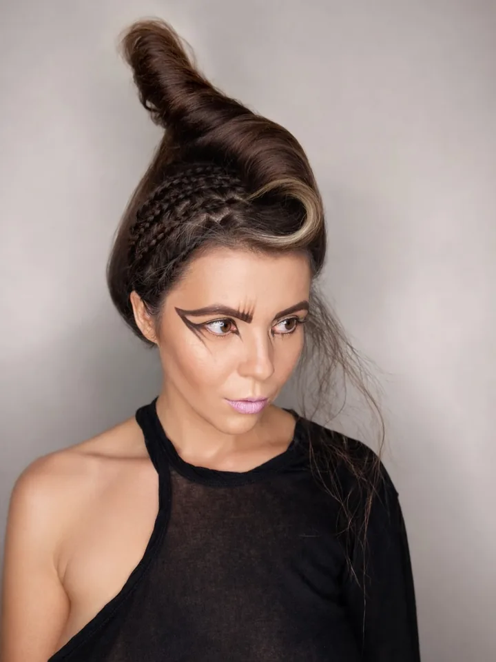 Editorial glam & makeup at SB SPACE, Los Angeles
