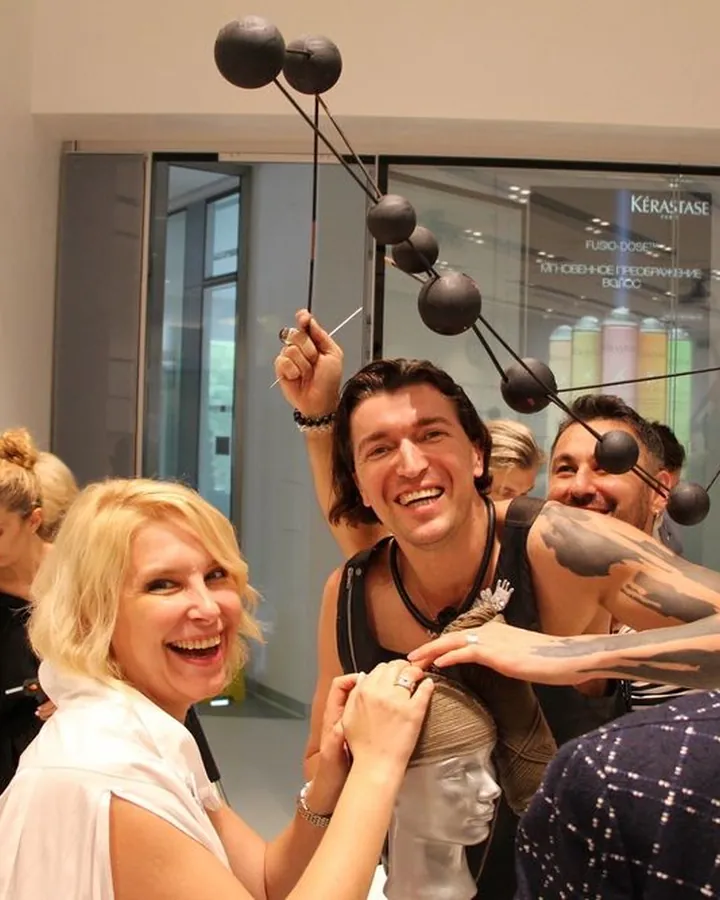 Makeup application at SB SPACE, Los Angeles